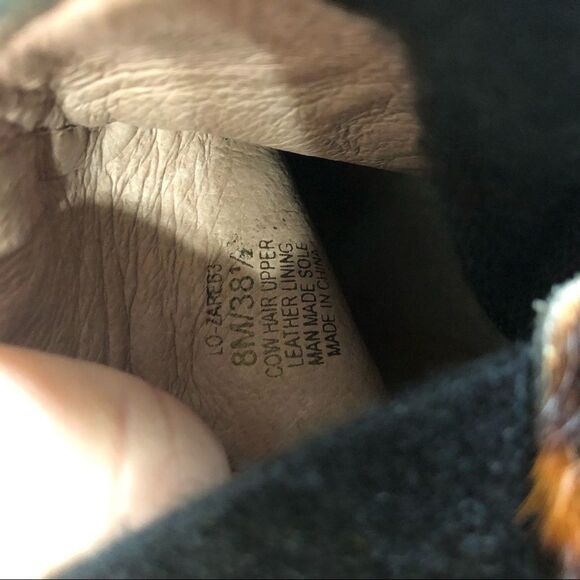 LOUISE ET CIE Zareb cow hide Platform Bootie - Picture 9 of 11